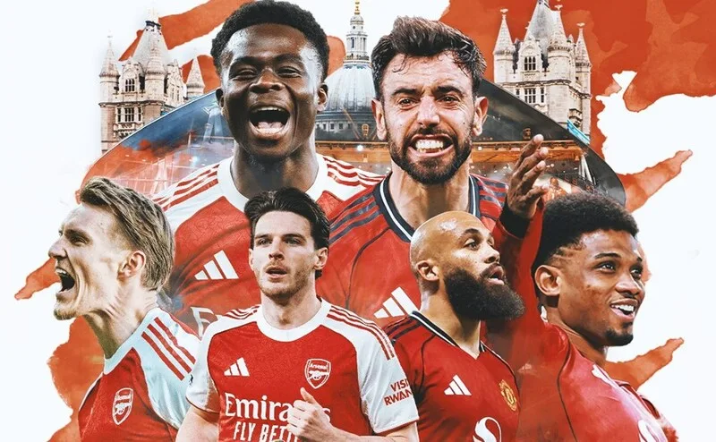 Arsenal gặp Man United luôn là một trong những cuộc đối đầu kinh điển nhất bóng đá Anh, giàu cảm xúc, lịch sử và tính cạnh tranh.