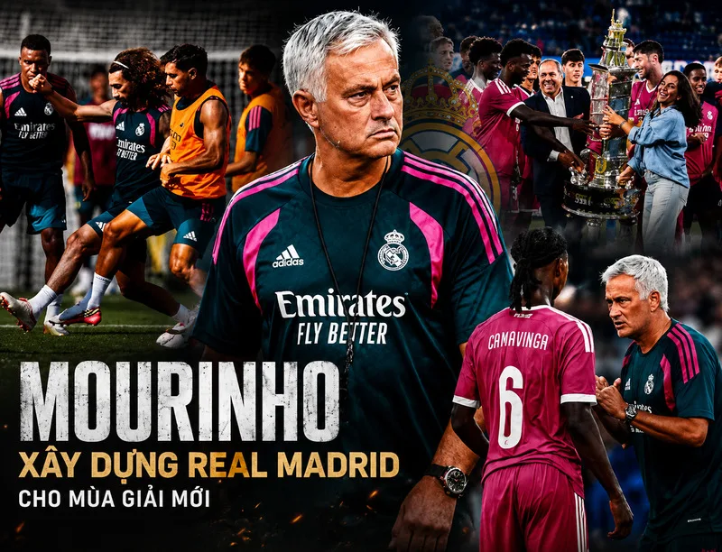 Real Madrid dưới thời Mourinho được kỳ vọng với những thay đổi về chiến thuật, nhân sự và tham vọng danh hiệu.